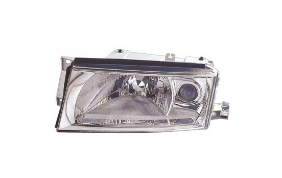 Headlight left from 10/'00 with FOG LIGHT HOLE 7621963 Van Wezel, Image 2