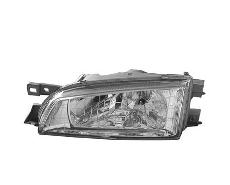 Headlight left from 10/'98 Clear glass 5131961 Van Wezel, Image 2