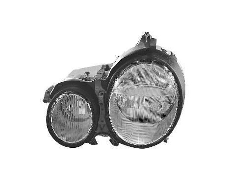 Headlight left from '00 H7+H7 3029951 Van Wezel, Image 2