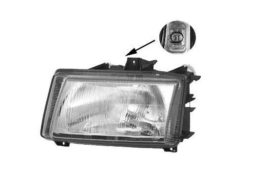 Headlight left from '00 +/-REG.ELECT. 5826963 Van Wezel, Image 2