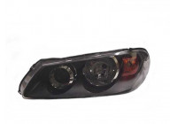 Headlight left from '03 Inside BLACK 3323961 Van Wezel