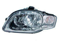 Headlight left from '07 H7+H7 0326963 Van Wezel