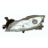Headlight left from '10 H9+H11 +electric 2764961 Van Wezel