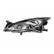 Headlight left from '10 H9+H11 +electric 2764961 Van Wezel, Thumbnail 2