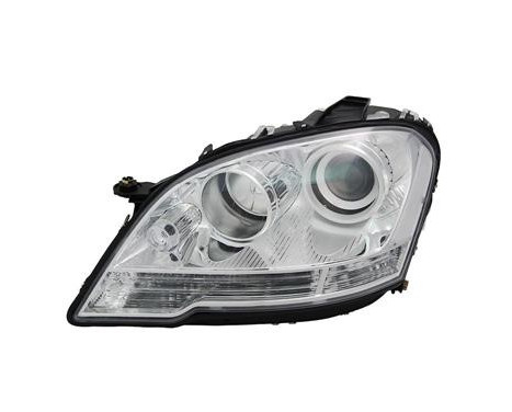 Headlight left from 7/'08 H7+H7 including actuator 3088961 Van Wezel