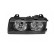 Headlight left From 9/'94+ NOT COMPACT H7+H7 0640965 Van Wezel