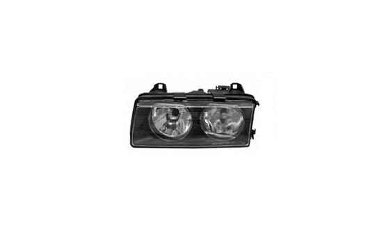 Headlight left From 9/'94+ NOT COMPACT H7+H7 0640965 Van Wezel