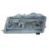 Headlight left H1+H1 4741961 Van Wezel