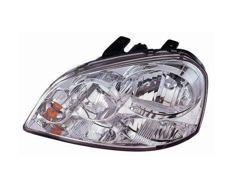 Headlight left H1+H7 including actuator 8132961 Van Wezel
