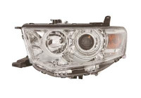 Headlight left H11+HB3 +ELECTRIC CONTROL 3295967 Van Wezel