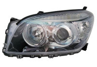 Headlight left H11+HB3 +Reglinks Elinks BLACK 5470963 Van Wezel