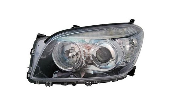 Headlight left H11+HB3 +Reglinks Elinks BLACK 5470963 Van Wezel, Image 2