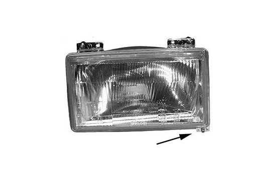 Headlight left H4 1745947 Van Wezel