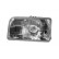 Headlight left H4 1836941 Van Wezel
