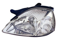 Headlight left H4 only from 2002, White Flashing light including MOTOR 8316963 Van Wezel