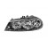 Headlight left H7+H1 0159961 Van Wezel
