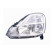 Headlight left H7+H1 4367961 Van Wezel