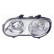 Headlight left H7+H1 + ELECTRICAL CONTROL 0211961 Van Wezel
