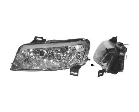 Headlight left H7 +H1+H1. to '03 3-door 1625961 Van Wezel, Image 3