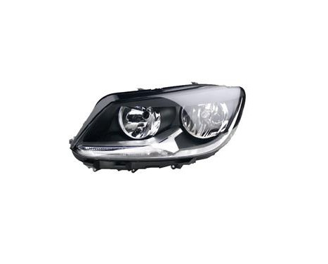 Headlight left H7+H15 +Electric Motor 5735961 Van Wezel