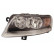 Headlight left H7+H15 including actuator 0340961 Van Wezel
