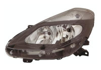 Headlight left H7+H7 BLACK 4333963 Van Wezel