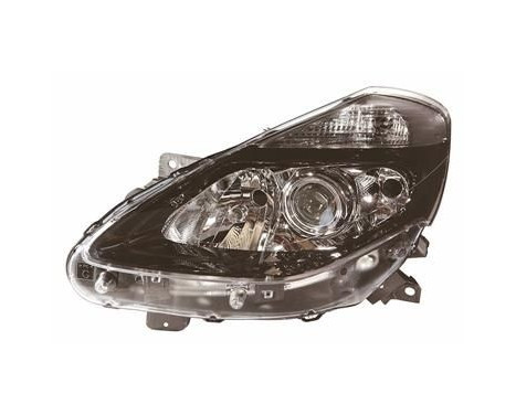 Headlight left H7+H7+H1 BLACK Steering 4333965 Van Wezel, Image 2