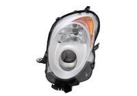 Headlight left H7+H7 including actuator 0177961 Van Wezel