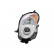 Headlight left H7+H7 including actuator 0177961 Van Wezel