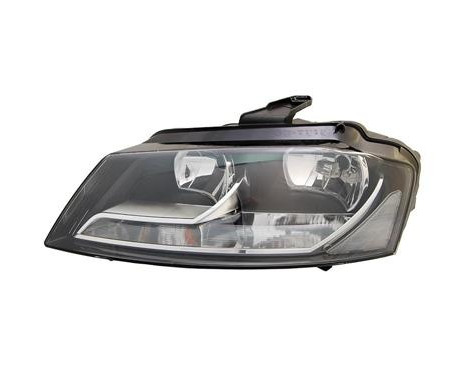 Headlight left H7+H7 including actuator 0334961 Van Wezel