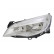 Headlight left H7+H7 including actuator 3749961 Van Wezel