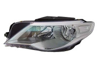 Headlight left H7+H7 including actuator 5841961 Van Wezel