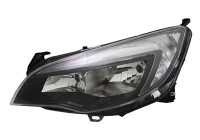Headlight left H7+H7 including actuator motor smoked 3749963 Van Wezel