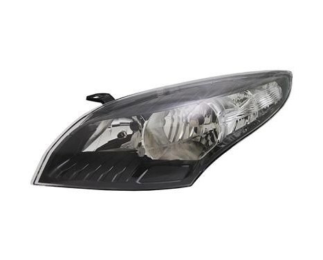 Headlight left H7+H7 including adjusting motor black 4377963 Van Wezel, Image 2