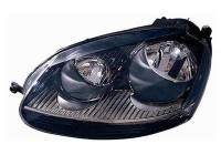 Headlight left H7+H7 including Motor GTi 5893961 Van Wezel
