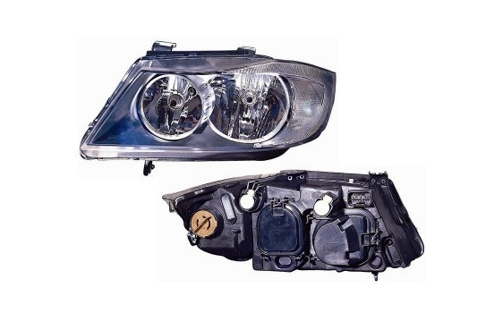 Headlight left H7+H7 type Valeo 0657961 Van Wezel