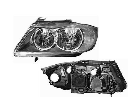 Headlight left H7+H7 type Valeo 0657961 Van Wezel, Image 2