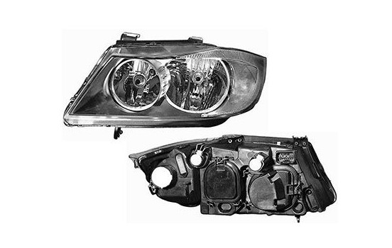 Headlight left H7+H7 type Valeo 0657961 Van Wezel, Image 2
