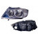 Headlight left H7+H7 Type ZKW 0657963 Van Wezel