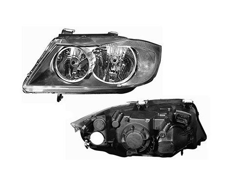 Headlight left H7+H7 Type ZKW 0657963 Van Wezel, Image 2