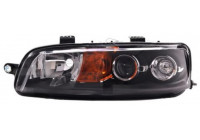 Headlight left H7+H7 until 6/'01 1620961 Van Wezel