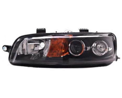 Headlight left H7+H7 until 6/'01 1620961 Van Wezel
