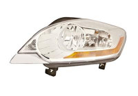 Headlight left H7+H7 without Headlight WASH HOLES including MOTOR 1905961 Van Wezel