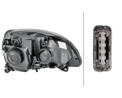 Headlight, left, halogen 1LB 008 461-751 Hella, Image 2