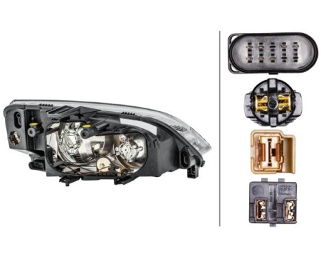 Headlight, left, halogen 1LE 270 600-191 Hella, Image 2