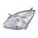Headlight left HB4+HB3 5394961 Van Wezel