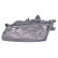 Headlight left to '01 H7+H1 8271941 Van Wezel