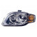Headlight left to '07 H7+H7 0326961 Van Wezel, Thumbnail 2