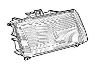 Headlight left until '00 +/- ELECTRICAL CONTROL 5826961 Van Wezel