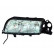 Headlight left until '03 +electric 5960961 Van Wezel, Thumbnail 2
